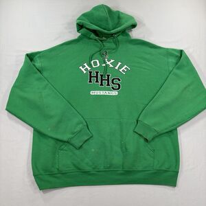 Vtg Jerzeez NuBlend MUSTANGS Hooded Sweatshirt Pullover Hoodie Men’s Size XL